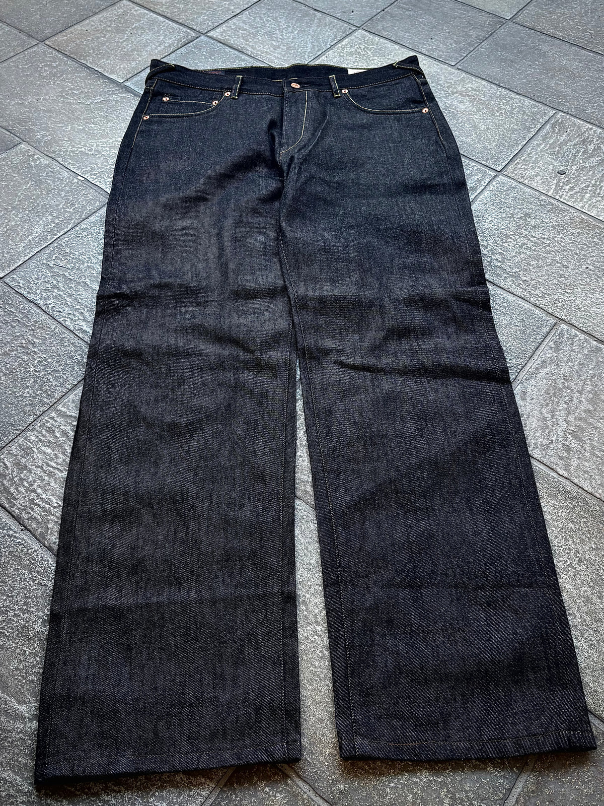 EVISU No.1 Daruma Moto Club – Jeans Baggy Japanese Streetwear