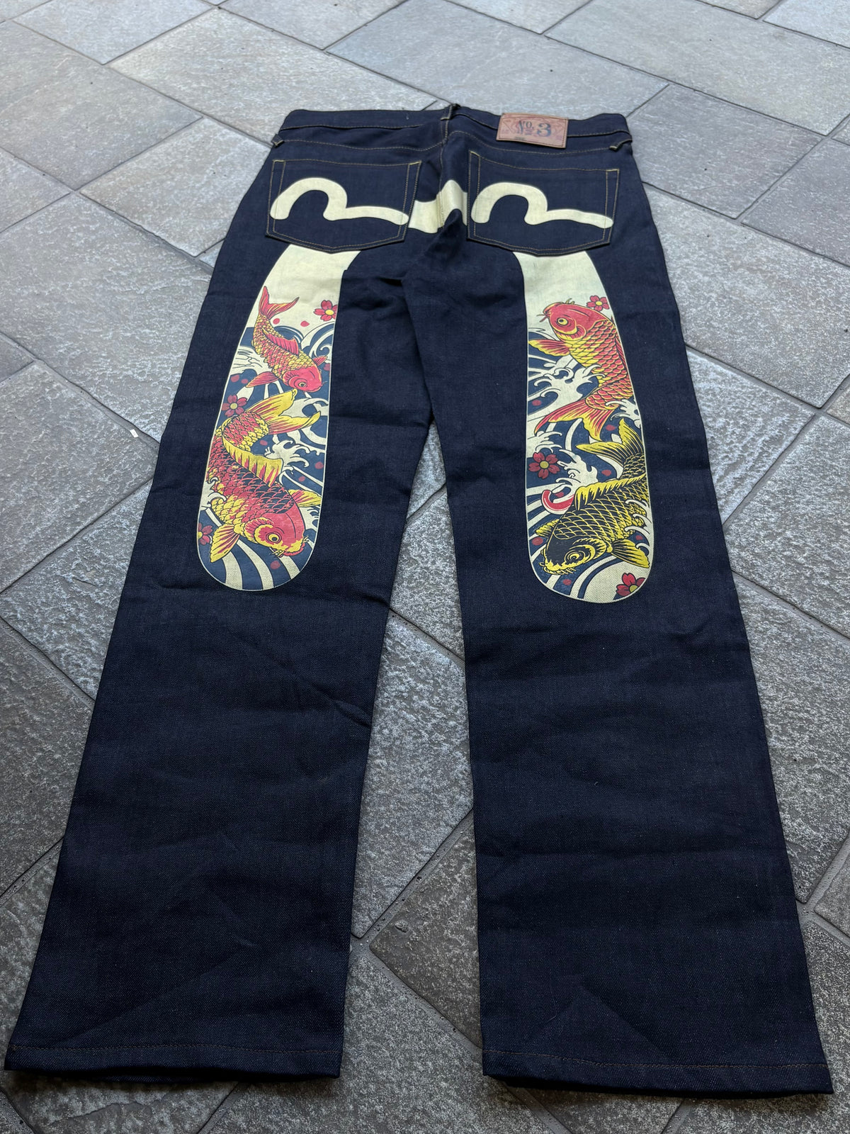 EVISU No.3 Koi Fish – Jeans Baggy Japanese
