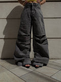 Jeans Grigio Ricamo
