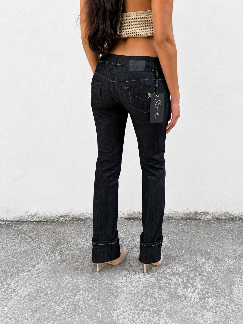 Jeans Low Waist Farfalla