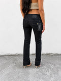 Jeans Low Waist Farfalla