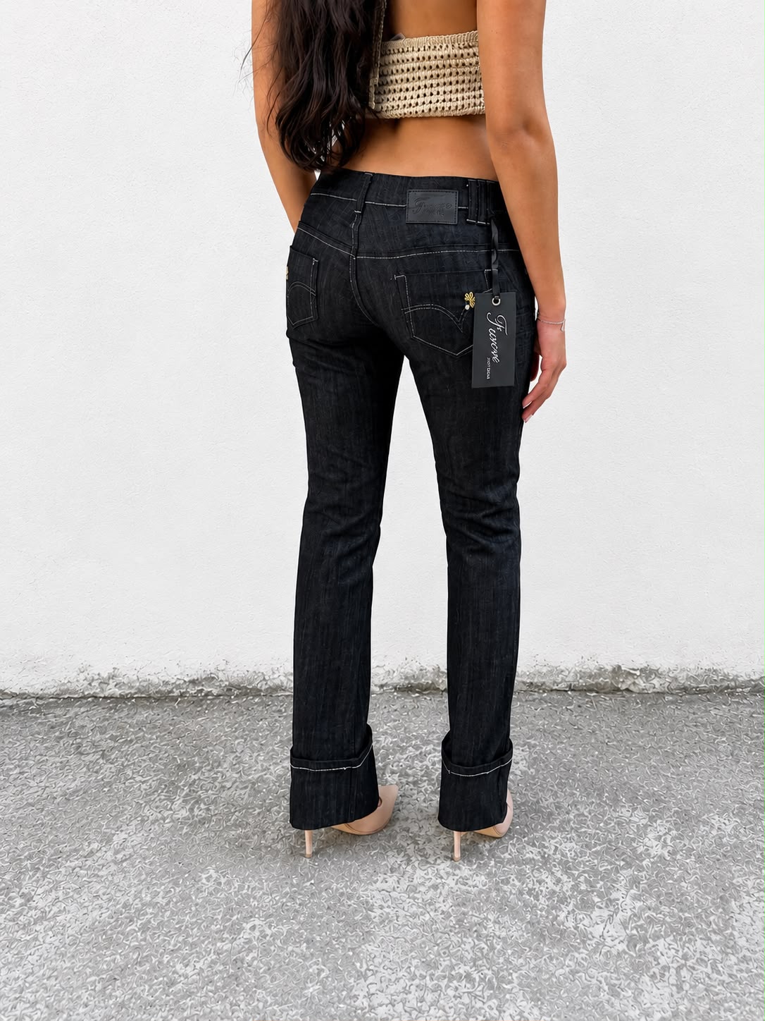 Jeans Low Waist Farfalla
