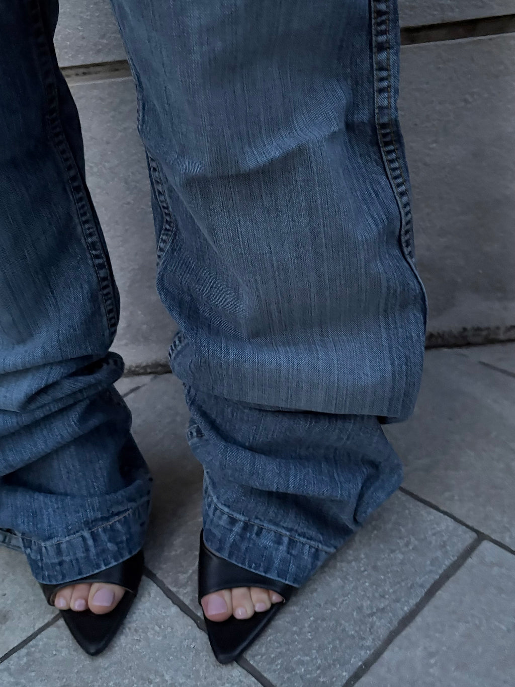 Jeans Vita Bassa Y2K Flare