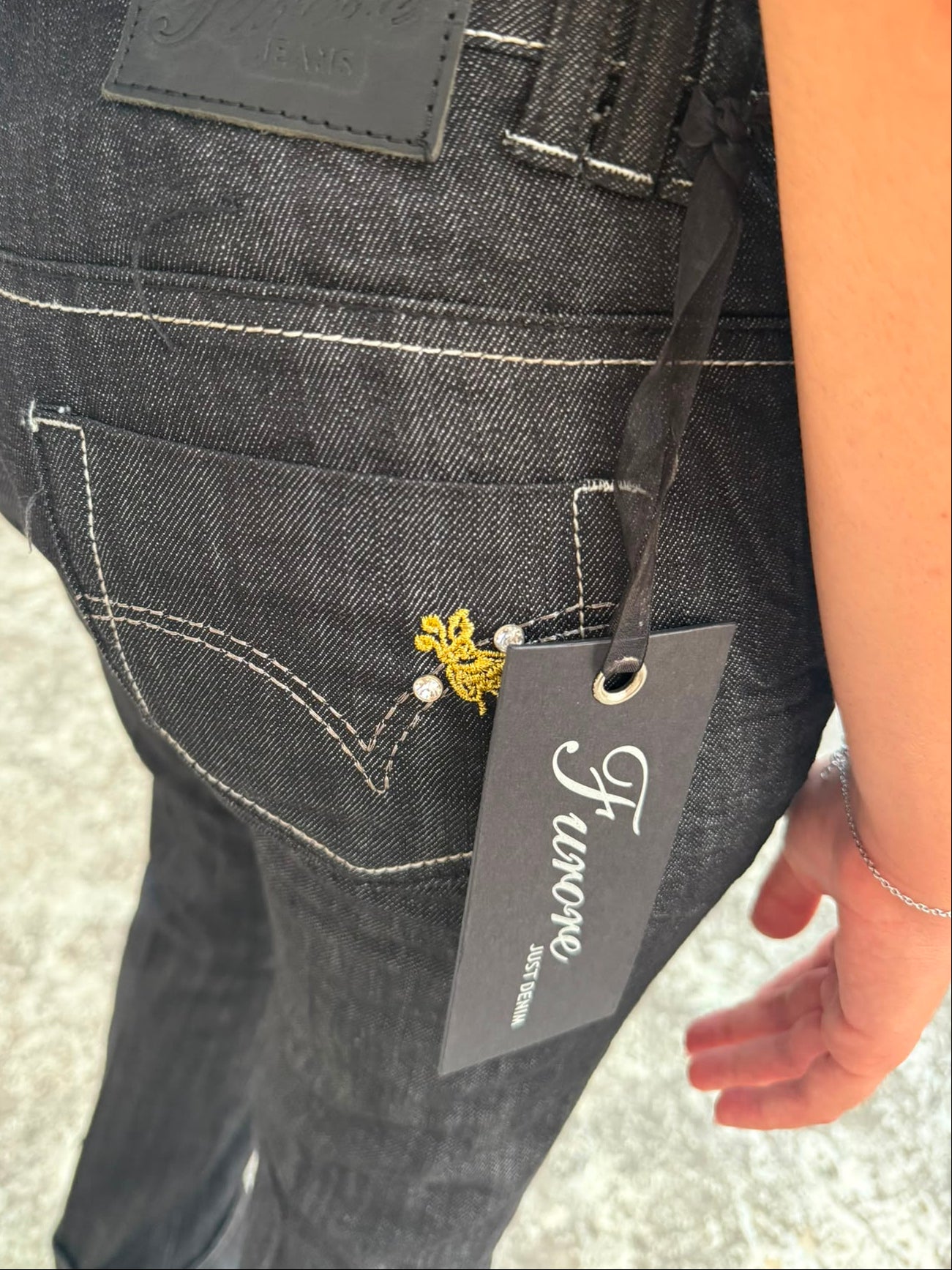 Jeans Low Waist Farfalla
