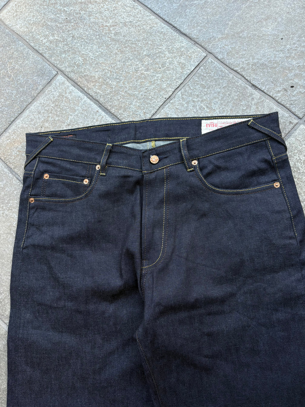 EVISU No.2 Japanese Dragon Green – Jeans Baggy Y2K