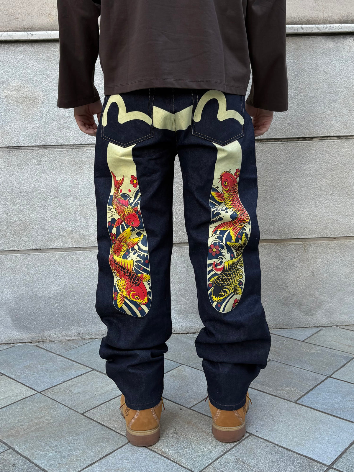 EVISU No.3 Koi Fish – Jeans Baggy Japanese