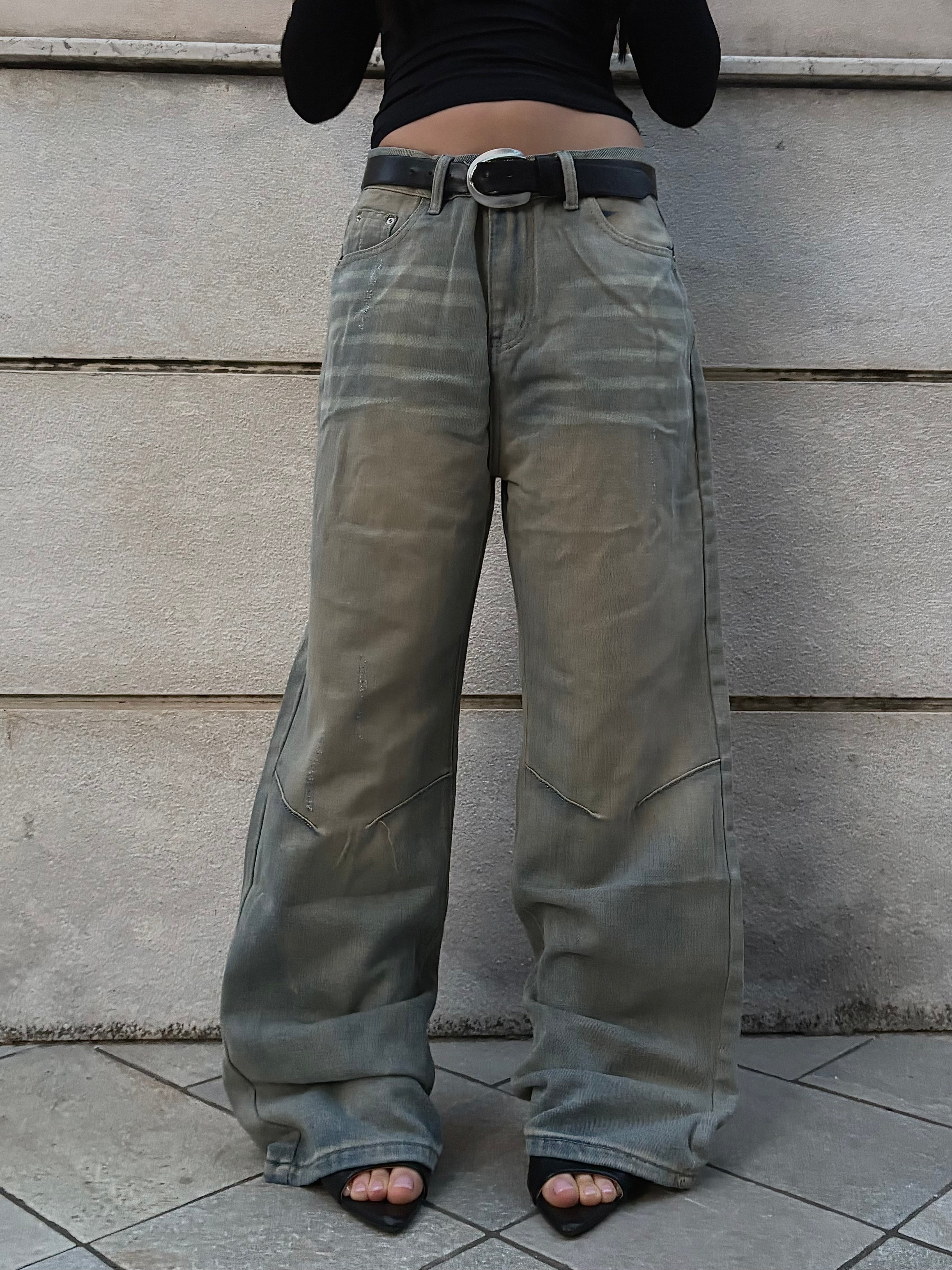 Jeans Sand Washed
