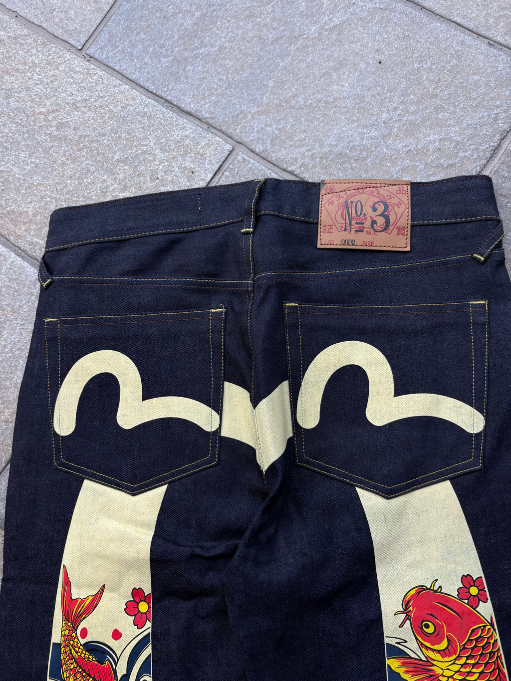 EVISU No.3 Koi Fish – Jeans Baggy Japanese
