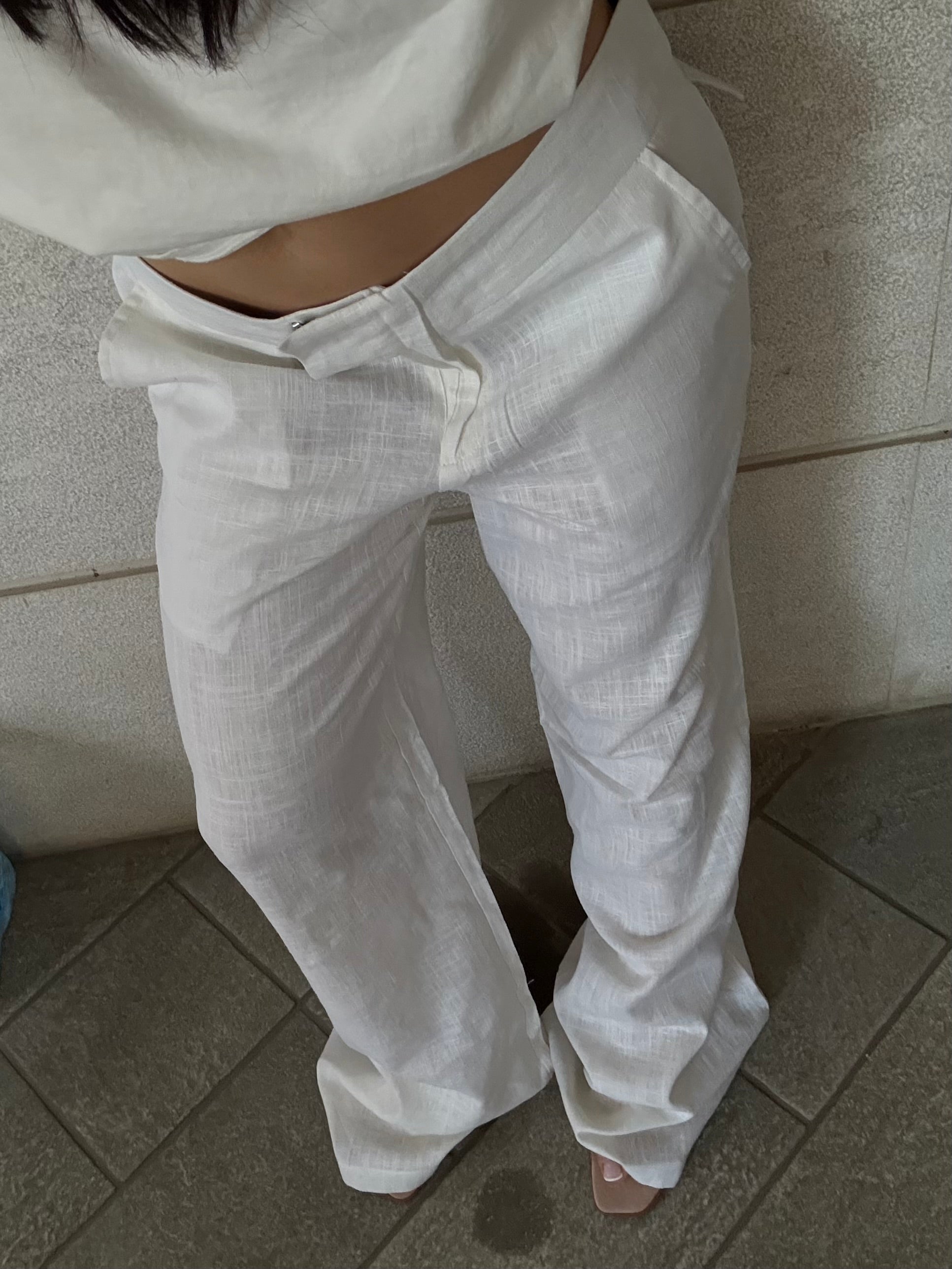 Pants 100% lino