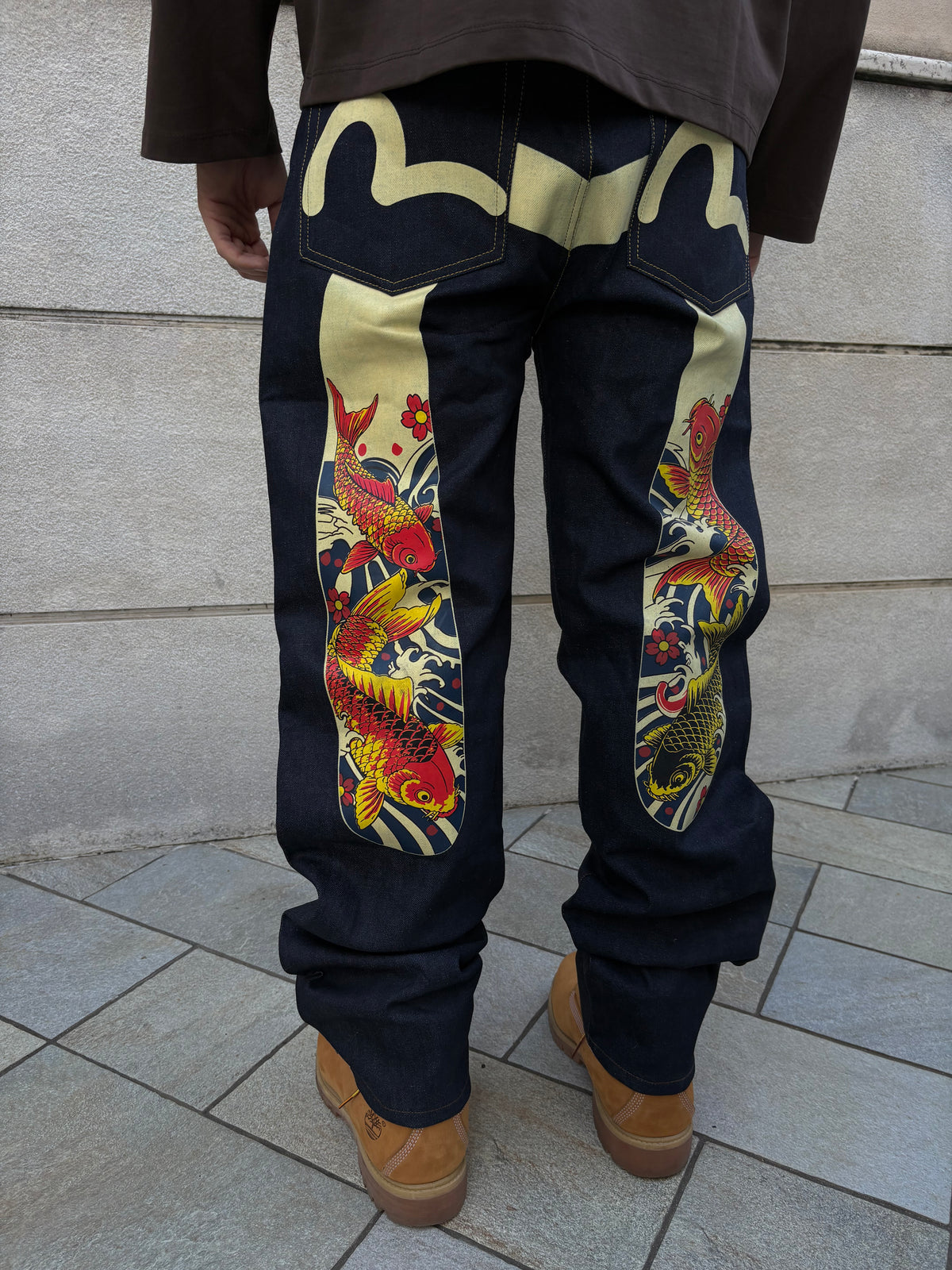 EVISU No.3 Koi Fish – Jeans Baggy Japanese