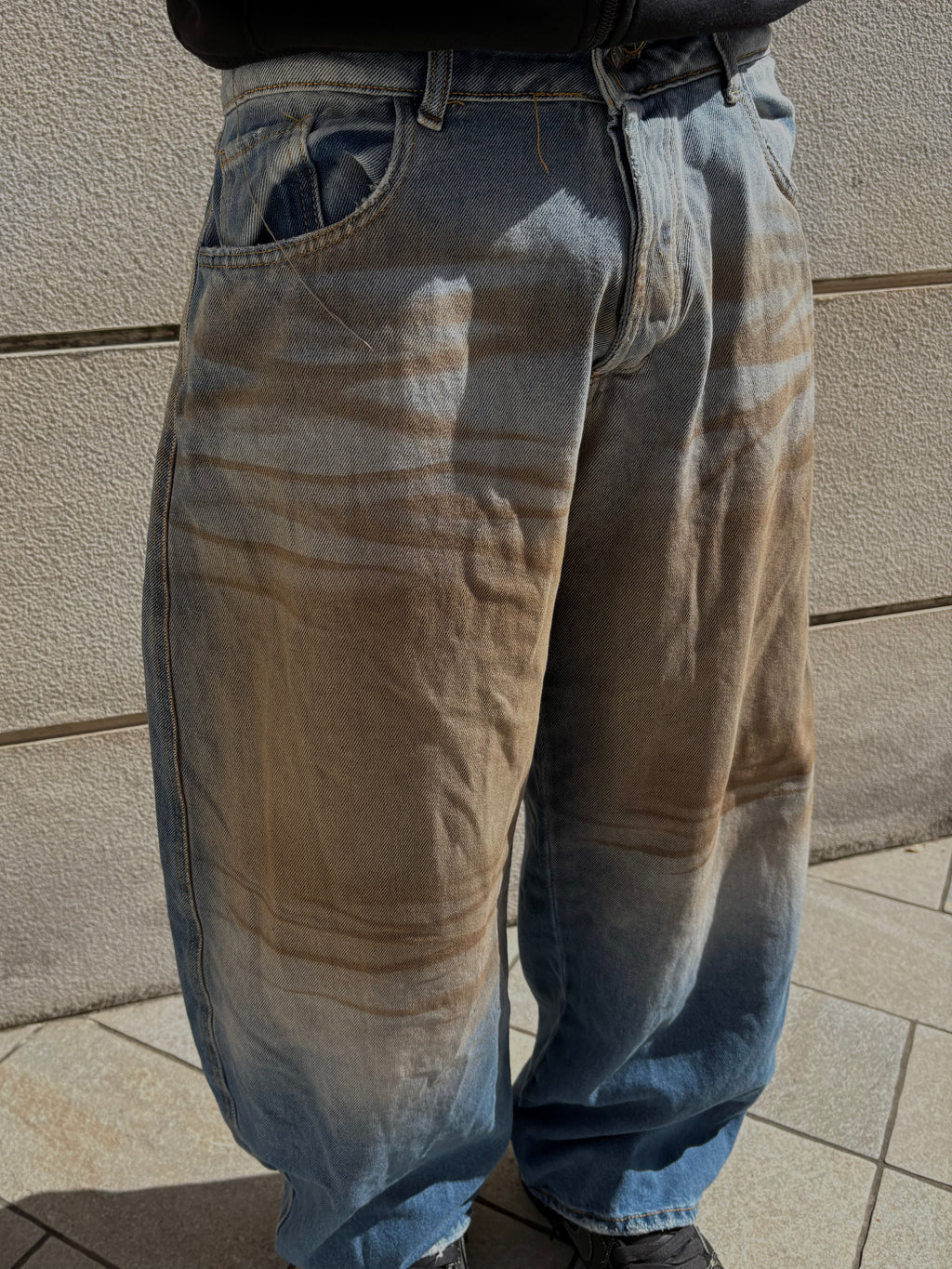Jeans Baggy Sand Washed