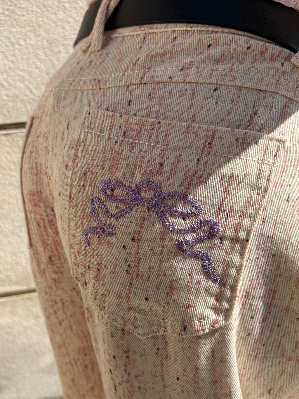 Jeans Pink Bow