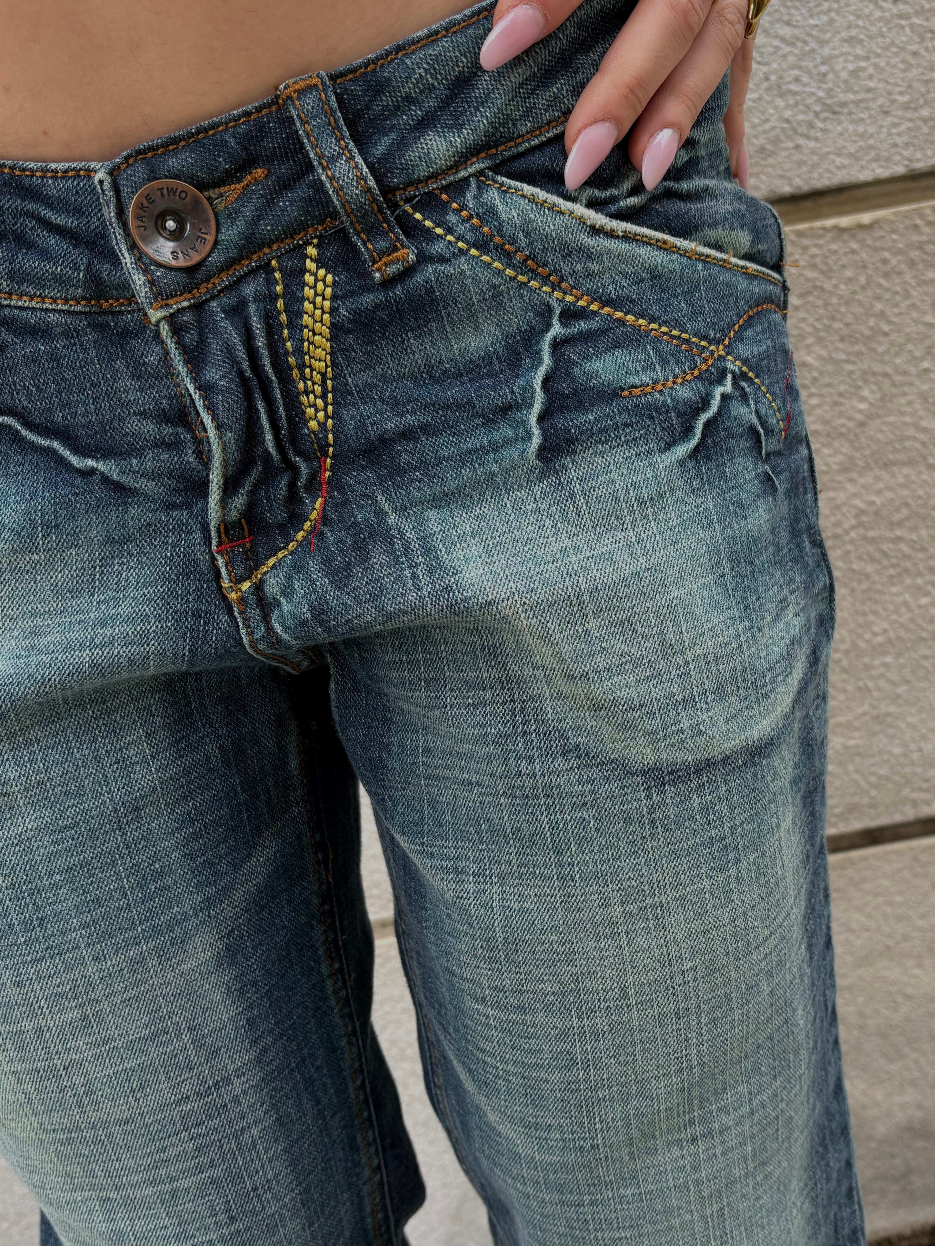 Jeans a Vita Bassa Washed